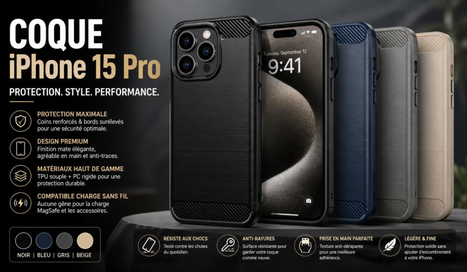 coque iphone 15 pro