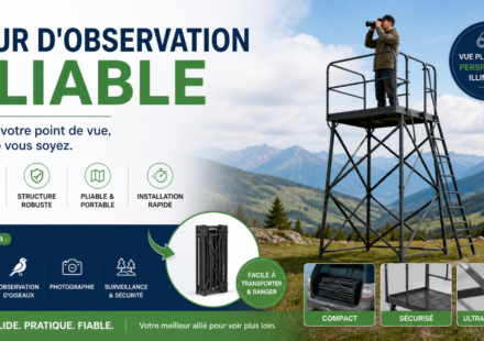 tour d'observation pliable